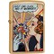 Zippo 2024 Zippo Custom Brushed Brass Windy Pop Art ZIP-204BCI410437 - alternate 1